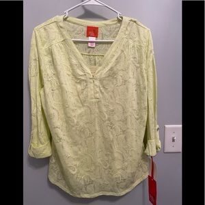 NWT HEARTS OF PALM 2-piece top.